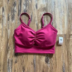 old navy pink sports bra